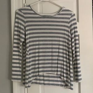Long Sleeve Striped Top